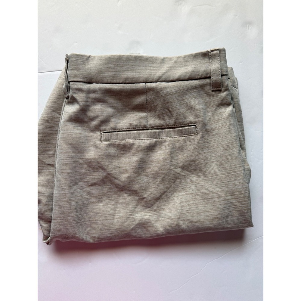 Callaway Mens Golf Shorts Beige Heather Stretch Flat Front Size 36 Performance